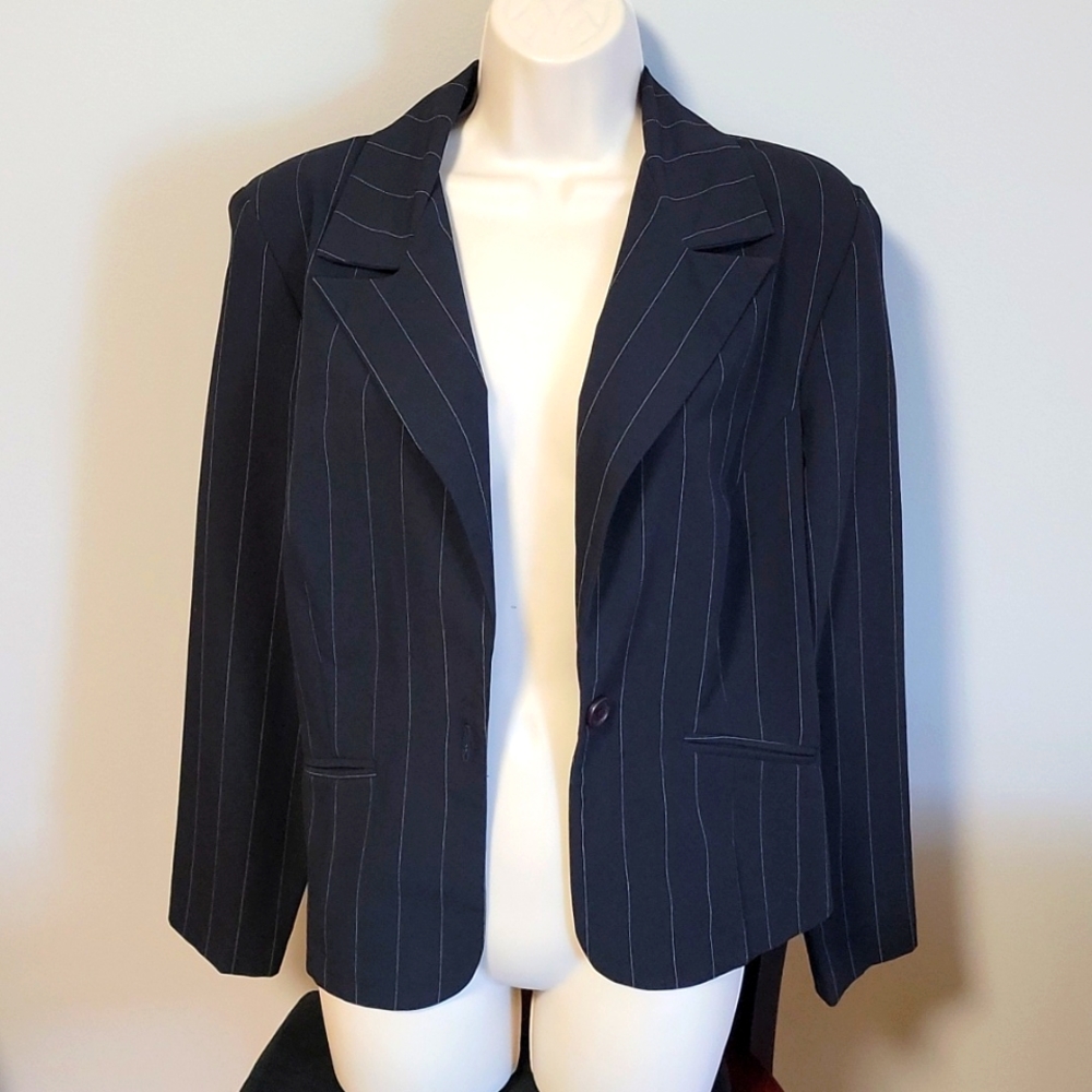 Marco New York Striped Suit Jacket sz 14